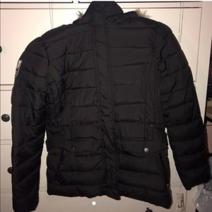 BLACK POLO U.S. ASSN COAT